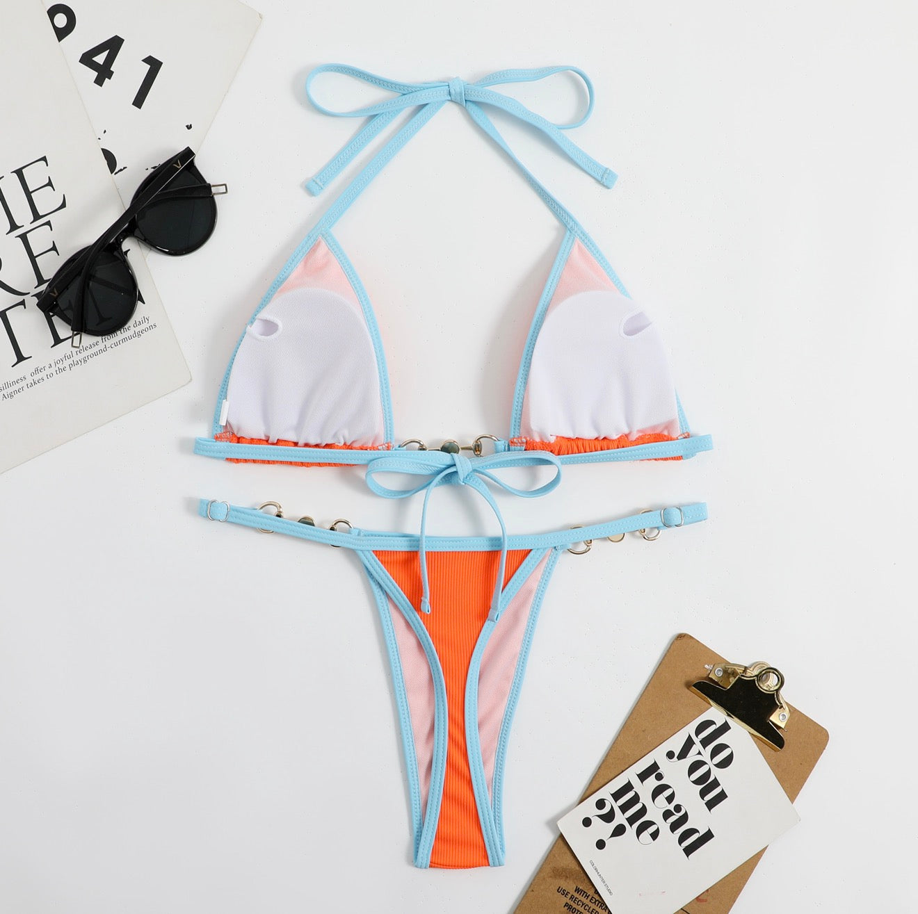 South Beach Glow Thong Bikini