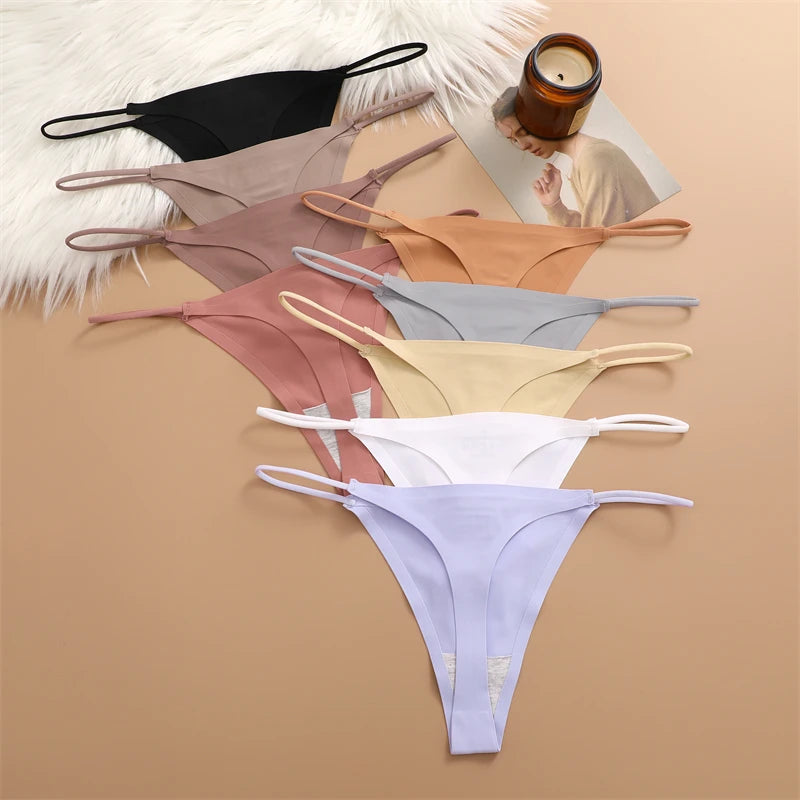 Seamless Low-Waist Thong — 6 Pack